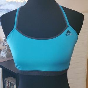 Nwot Adidas sports bra sz L teal
